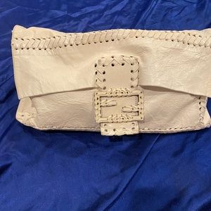 Fendi Maxi Baguette Whipstitch Bag